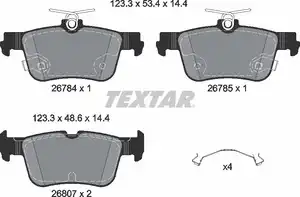 колодки дисковые \FORD 2678401 TEXTAR