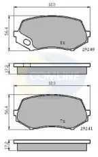 КОЛОДКИ CBP02007 COMLINE