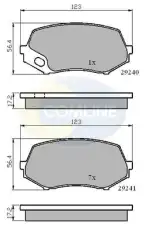 КОЛОДКИ CBP02007 COMLINE
