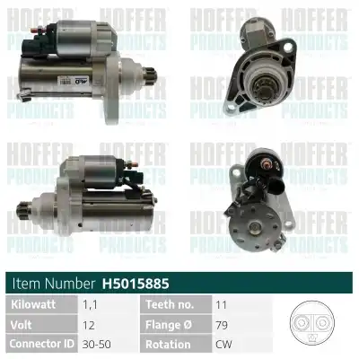 Стартер HOFFER H5015885