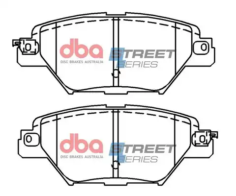 Тормозные колодки дисковые DBA DB15076SS