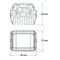 Фара рабочего света KUTNAK 725697