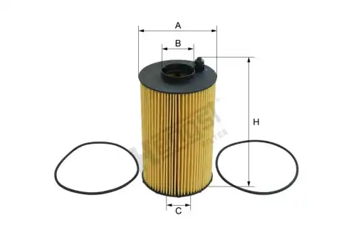 Фильтр масляный HENGST E770H02 D120