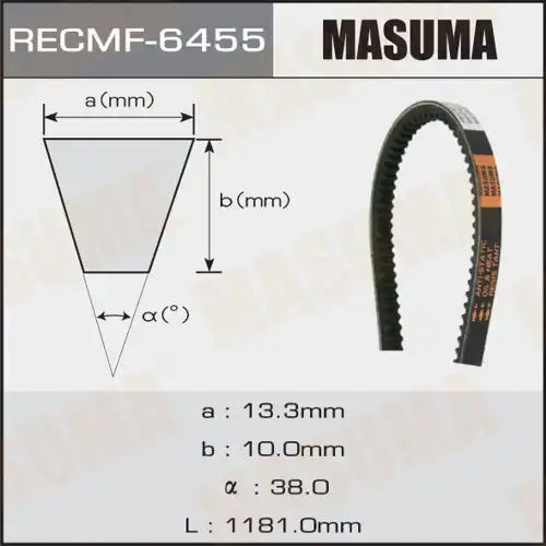 Ремень клиновой MASUMA RECMF6455