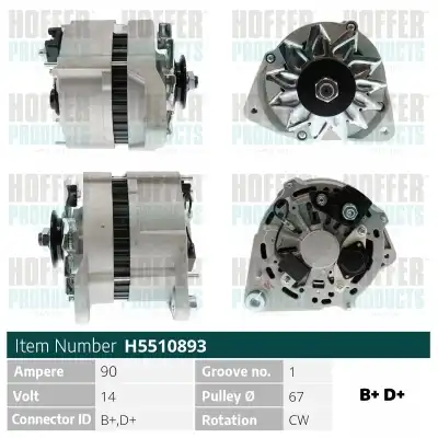 Генератор HOFFER H5510893
