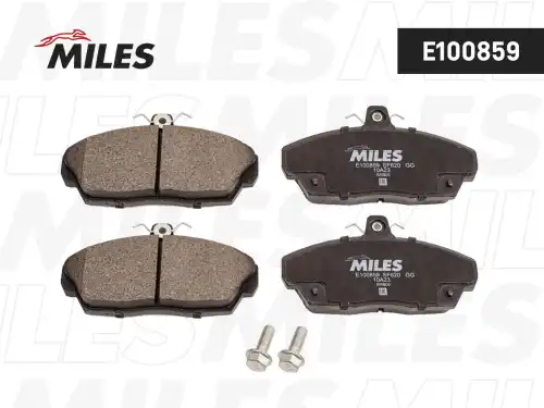Тормозные колодки дисковые передняя ось MILES E100859