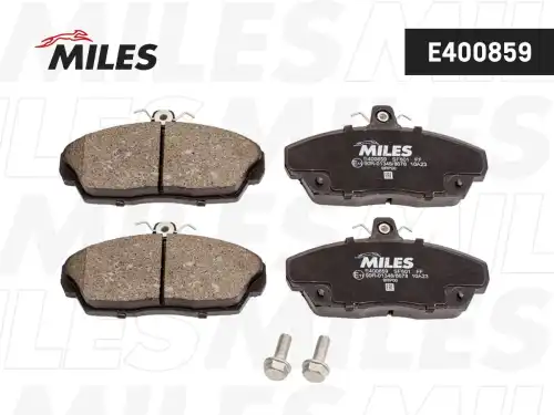 Тормозные колодки дисковые передняя ось MILES E400859