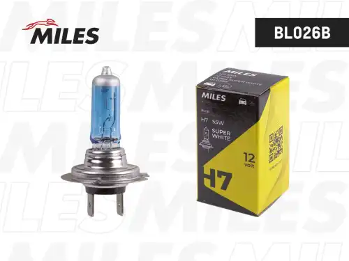Автолампа PX26d MILES BL026B H7 12