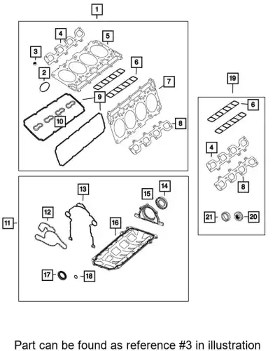 сальник 68614968AA CHRYSLER