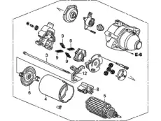 Стартер HONDA 06312-R41-505RM