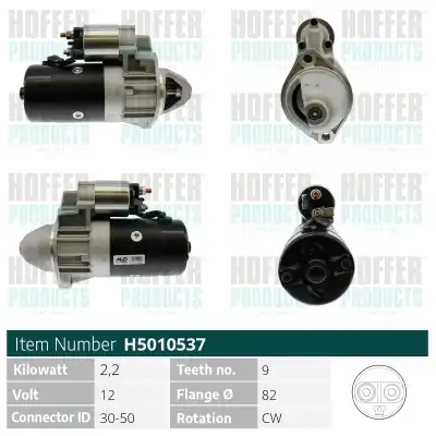 Стартер HOFFER H5010537