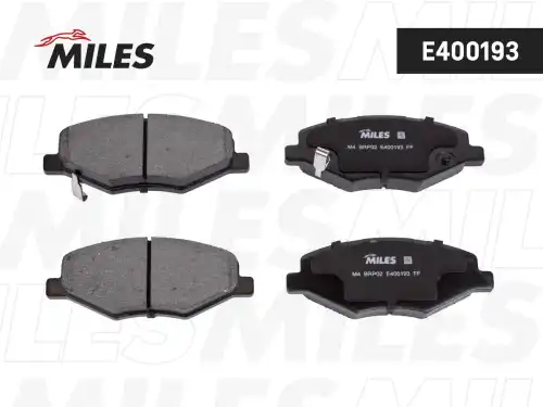 Тормозные колодки дисковые MILES E400193