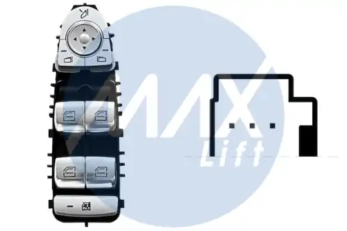 Выключатель, стеклолодъемник SMB119 MAX
