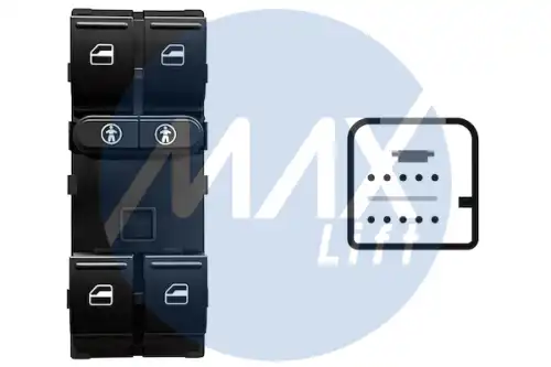 Выключатель, стеклолодъемник SVW114 MAX