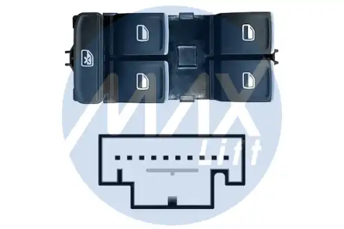 Выключатель, стеклолодъемник SVW117 MAX