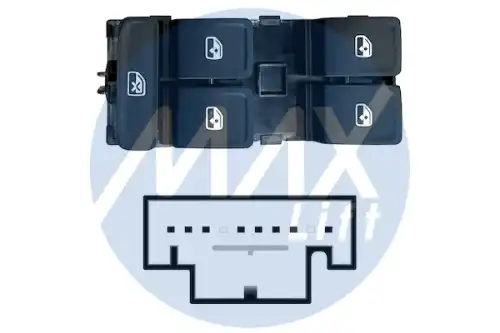 Выключатель, стеклолодъемник SVW123 MAX