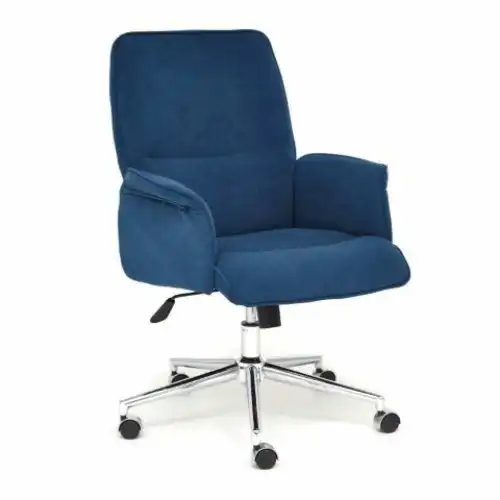 TetChair Кресло YORK флок синий 32 13862