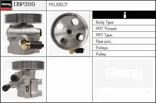 Насос гидроусилителя руля DELCO REMY DSP399