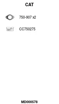 Катализатор MD000578 FA1