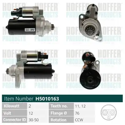 Стартер HOFFER H5010163