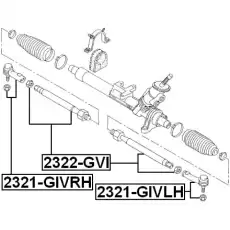 Рулевой наконечник FEBEST 2321-GIVLH