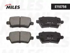 Тормозные колодки дисковые MILES E110756