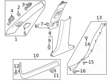 F-MOLDING 84893153 GM