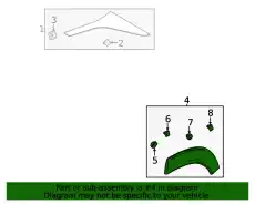 F-MOLDING 42848401 GM