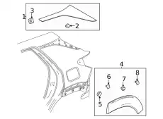 F-MOLDING 42848401 GM