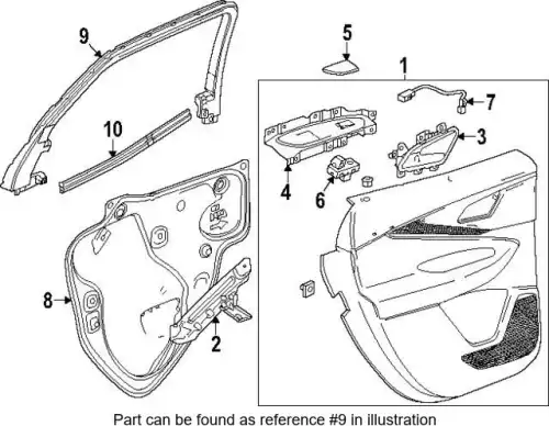 F-MOLDING 26345142 GM