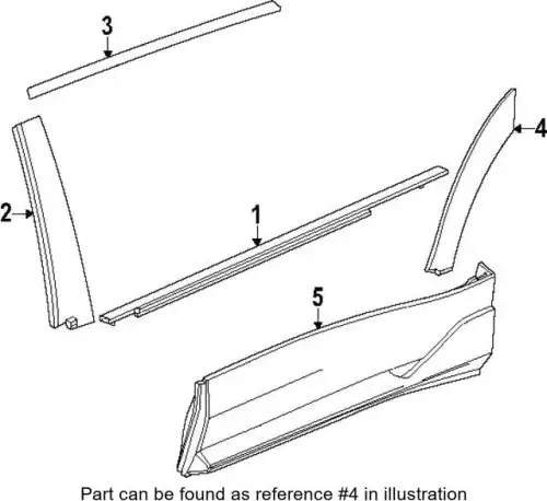 F-MOLDING 26478164 GM