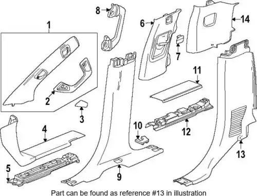 F-MOLDING 86549558 GM