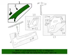 F-MOLDING 85512204 GM