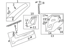 F-MOLDING 85512204 GM