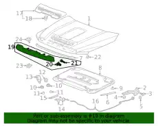F-MOLDING 86564531 GM
