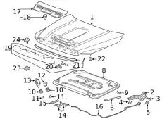 F-MOLDING 86564531 GM