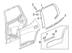 MOLDING 85617230 GM