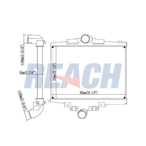 Интеркулер REACH 1.61.2315.2L
