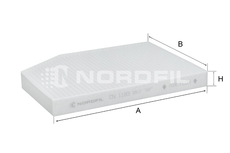 Салонный фильтр NORDFIL CN1183