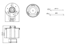 Топливный фильтр S&K SKFF1344