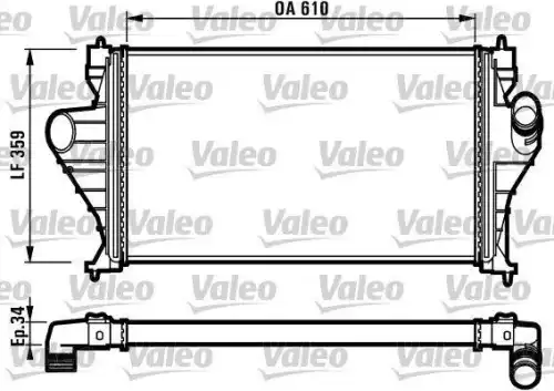 Интеркулер VALEO 816918