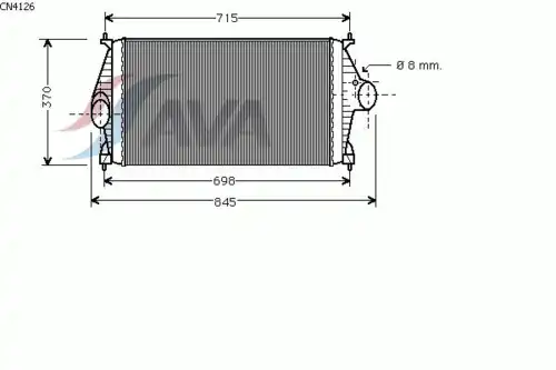 Интеркулер AVA CN4126