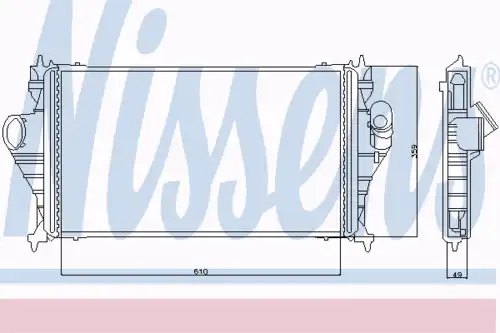 Интеркулер NISSENS 96764