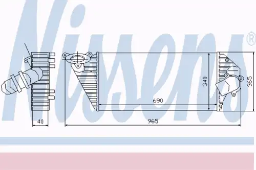 Интеркулер NISSENS 96696
