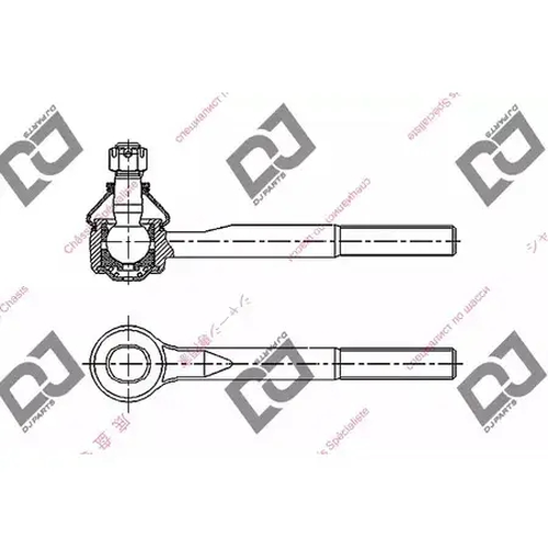 Рулевой наконечник DJ PARTS DE1283