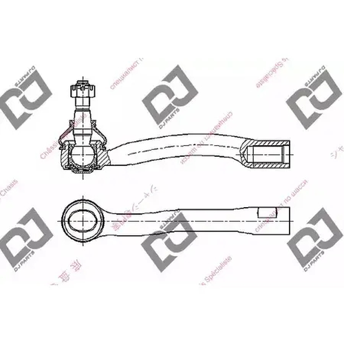 Рулевой наконечник DJ PARTS DE1291
