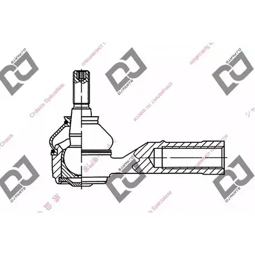 Рулевой наконечник DJ PARTS DE1219