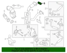 Прокладка коллектора BUICK 12640401