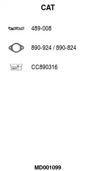 Катализатор MD001099 FA1