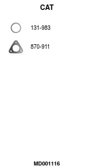 Катализатор MD001116 FA1